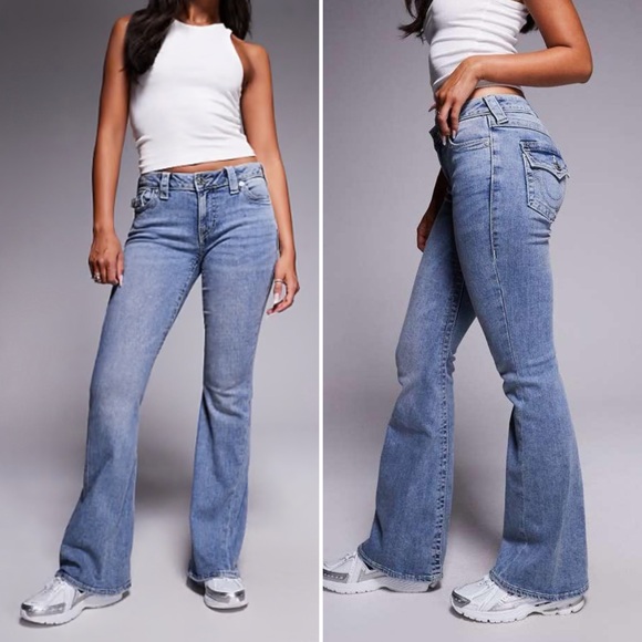 True Religion Joey Mid Rise Flare Jean - Picture 2 of 5